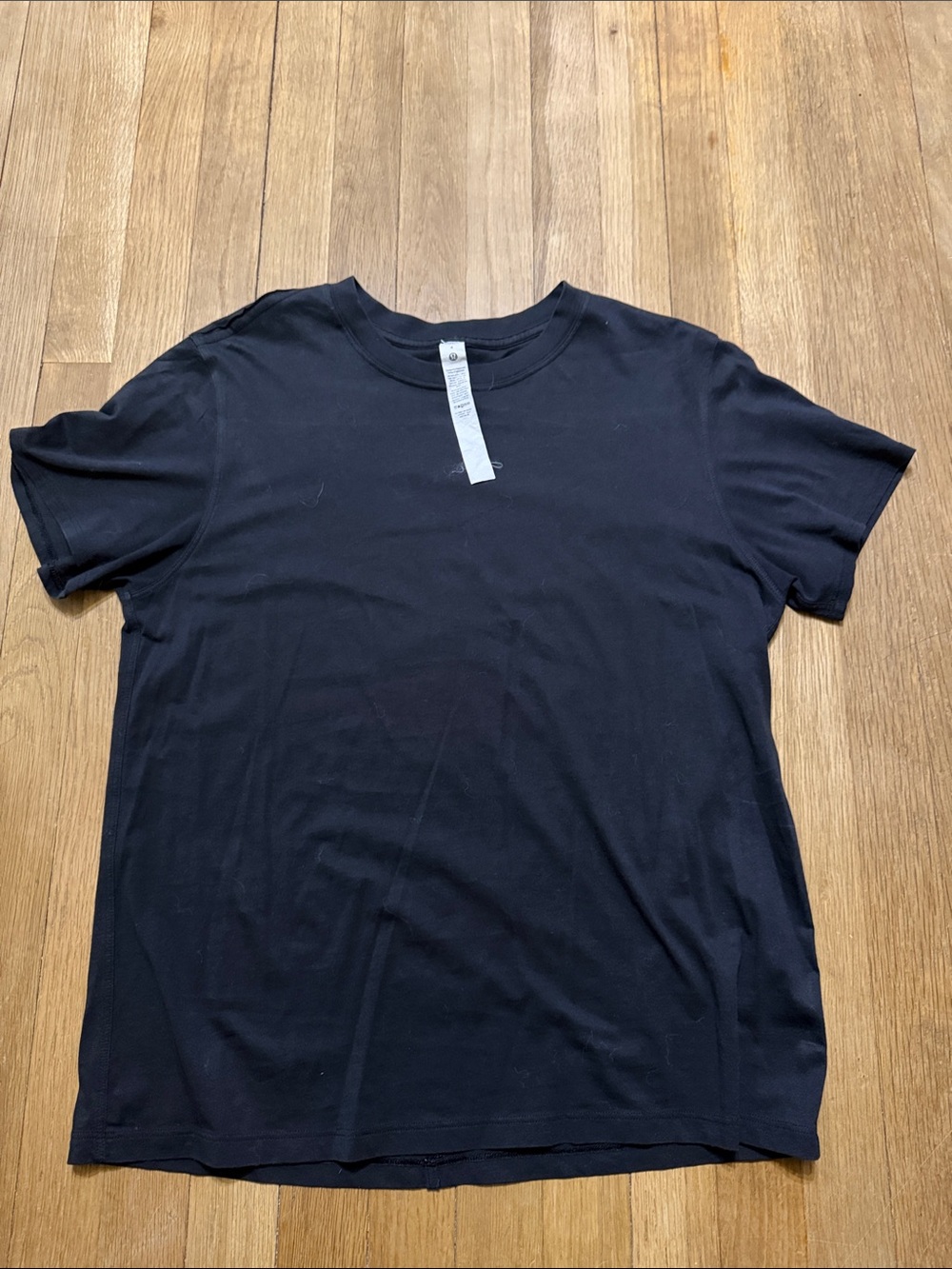 Lululemon Black Crew Neck T-Shirt